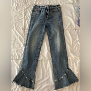 PAIGE Straight Ankle Jeans
